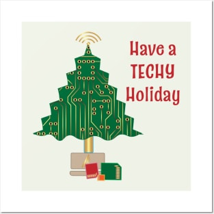 Techy Holiday Posters and Art